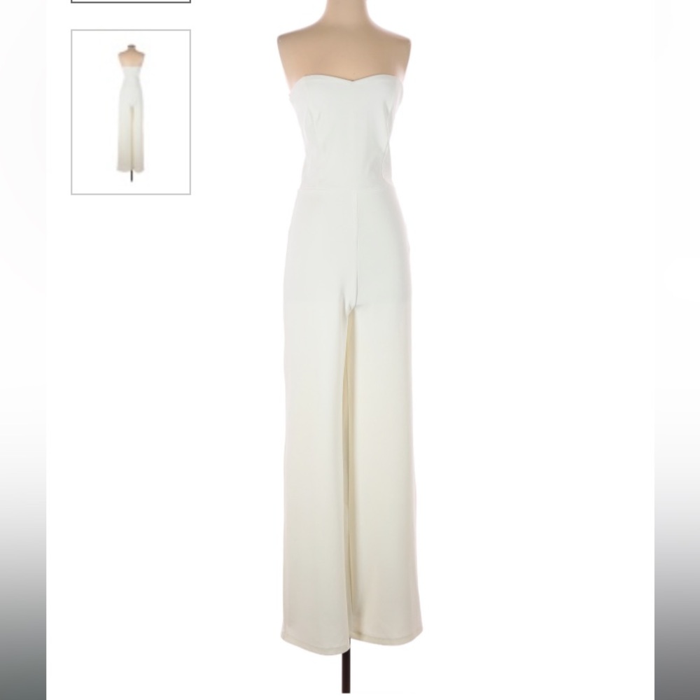 Lulu’s White Jumpsuit NWT